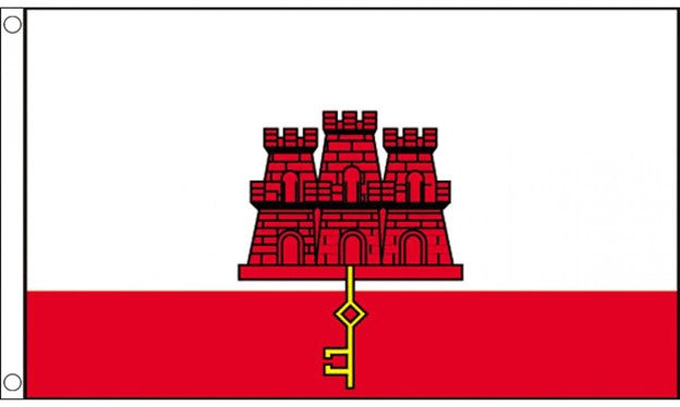 Country Flag 3x5 Gibraltar