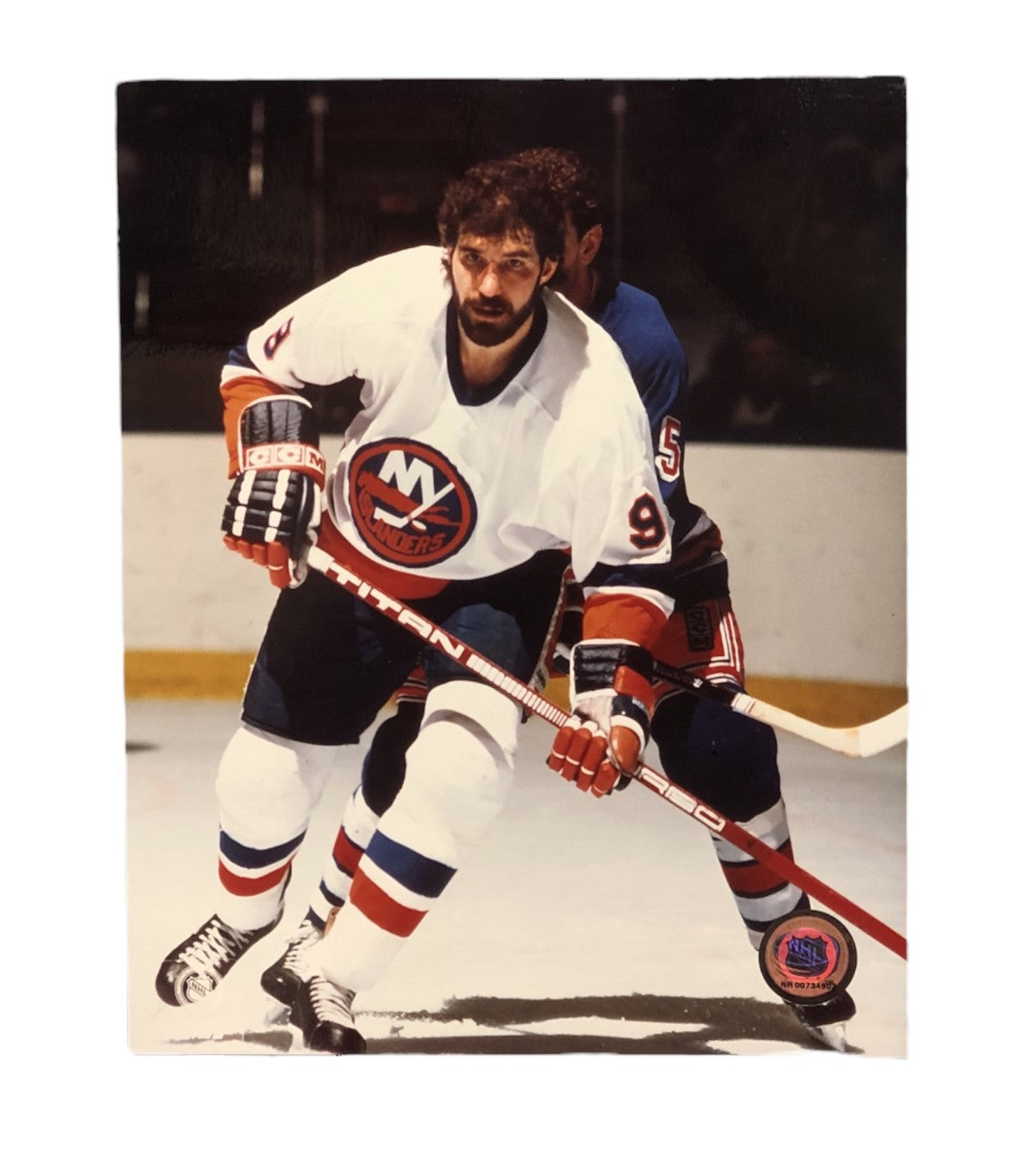 NHL 8x10 Vintage Player Photograph Clark Gillies Islanders