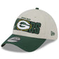 NFL Hat 3930 Draft 2023 Beige Packers