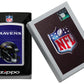 NFL Zippo Lighter Helmet Chrome Ravens