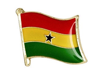 Country Lapel Pin Flag Ghana