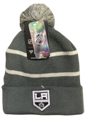 NHL Knit Hat Home Ice Beanie Cuff with Pom 2021 Kings