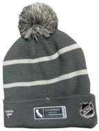 NHL Knit Hat Home Ice Beanie Cuff with Pom 2021 Kings