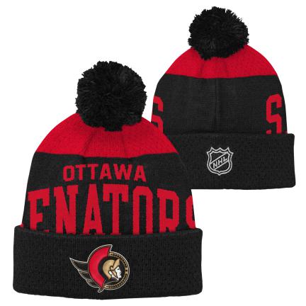 NHL Youth Knit Hat Stretch Arc Senators