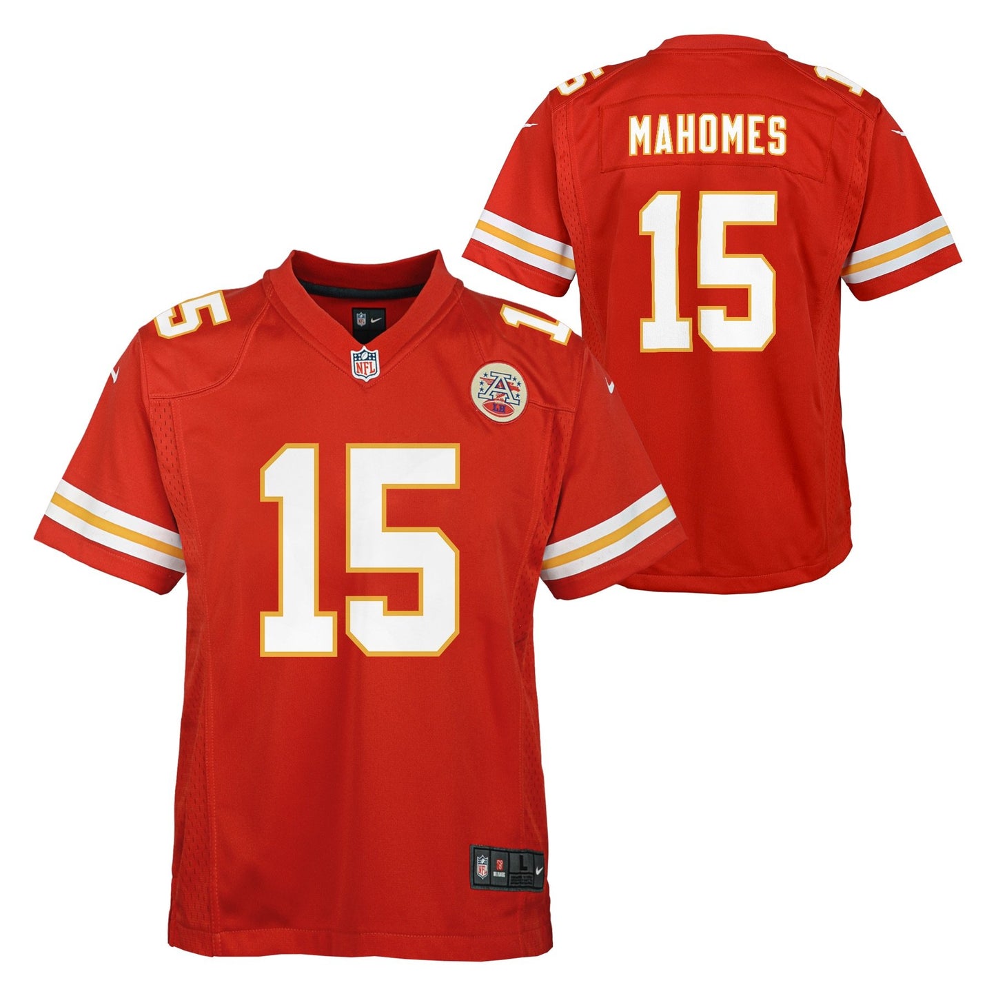 NFL Kids Player Game Jersey Home Patrick Mahomes Chiefs