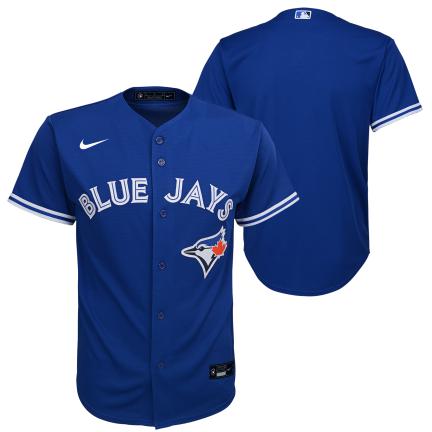 MLB Kids Blank Replica Jersey Alt Royal Blue Jays