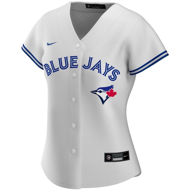 MLB Ladies Jersey Blank Home Blue Jays