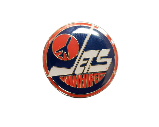 NHL Lapel Pin Logo Vintage 1979-80 Jets