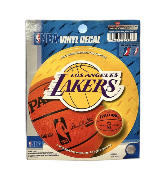 NBA Decal Round Lakers