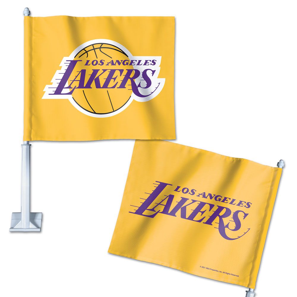 NBA Car Flag 11x15 Logo Lakers