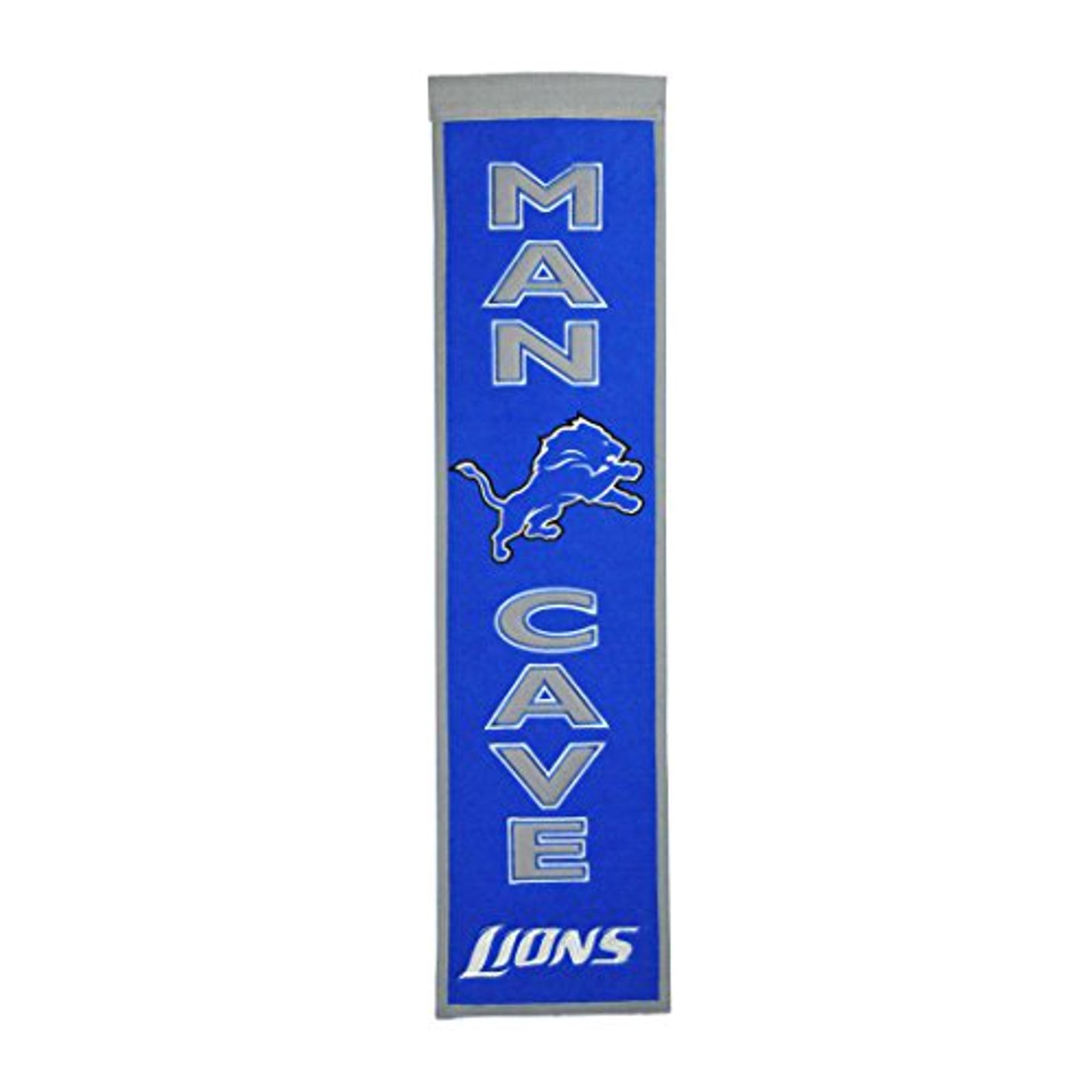 NFL Man Cave Banner Lions