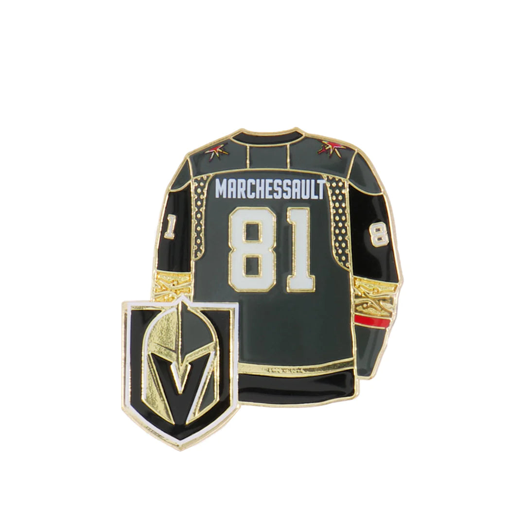 NHL Player Lapel Pin Jersey Home Jonathan Marchessault Golden Knights