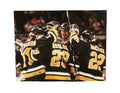 NHL 8x10 Mario Lemieux Penguins Vintage Player Photograph Huddle