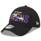 NFL Hat 3930 Draft 2023 Colorwave Ravens