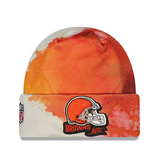 NFL Knit Hat 2022 Ink Dye Cuffed Browns