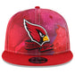 NFL Hat 950 Snapback Sideline 2022 Ink Dye Cardinals