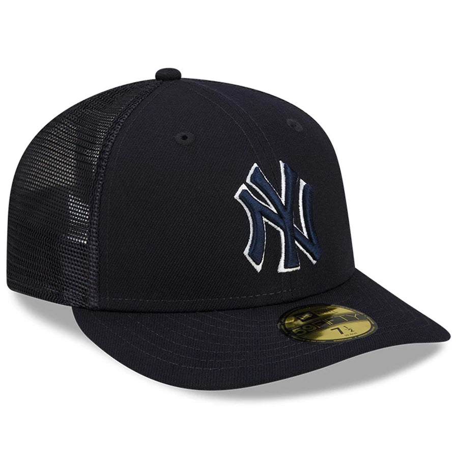 MLB Hat 5950 Trucker Batting Practice 2023 Yankees (Navy Blue)