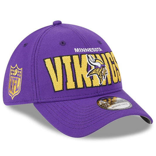 NFL Hat 3930 Draft 2023 Colorwave Vikings