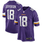 NFL Player Game Jersey Home Justin Jefferson Vikings