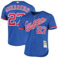 MLB Vintage Player Jersey Team Name Vladimir Guerrero Expos (Royal Blue)