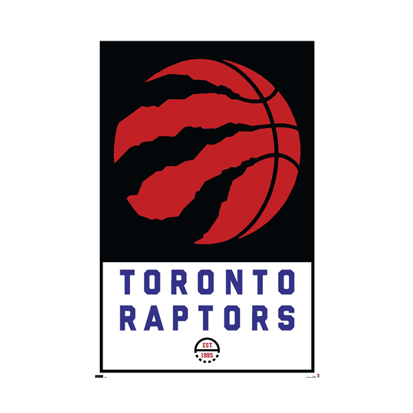 NBA Wall Poster Logo Raptors