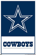 NFL Wall Poster Logo Cowboys