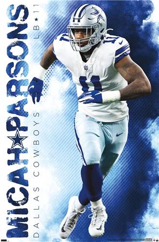 NFL Player Wall Poster Micah Parsons Cowboys