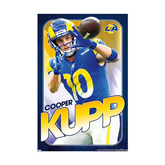 NFL Player Wall Poster Cooper Kupp Rams