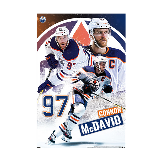 NHL Player Wall Poster Connor McDavid Oilers