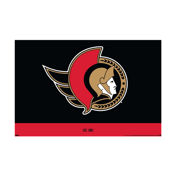 NHL Wall Poster Logo Senators