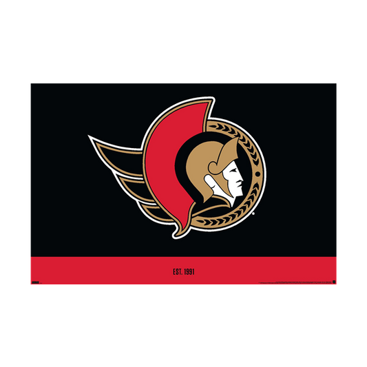 NHL Player Wall Poster Logo Senators