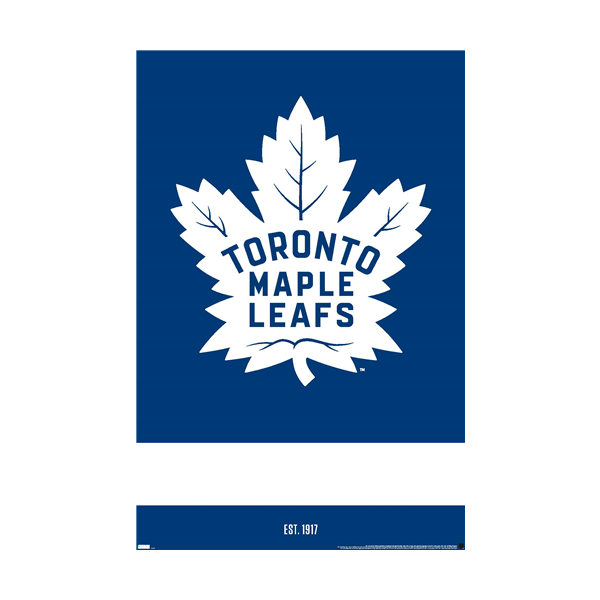 NHL Wall Poster Logo Maple Leafs