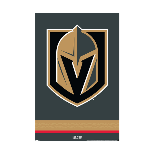 NHL Wall Poster Logo Golden Knights