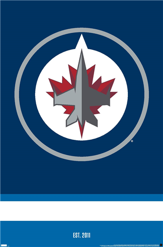 NHL Wall Poster Logo Jets