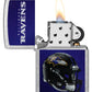 NFL Zippo Lighter Helmet Chrome Ravens