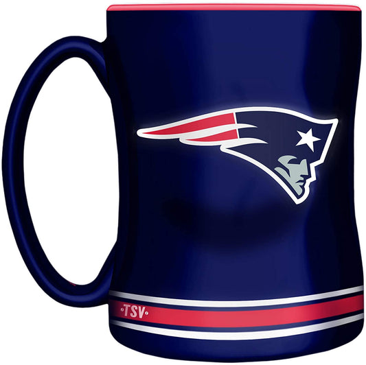 NFL Coffee Mug Sculpted Relief Patriots