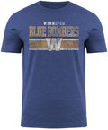 CFL T-Shirt Distressed Blue Bombers