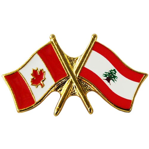 Country Lapel Pin Friendship Lebanon