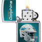 NFL Zippo Lighter Helmet Chrome Dolphins