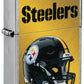 NFL Zippo Lighter Helmet Chrome Steelers