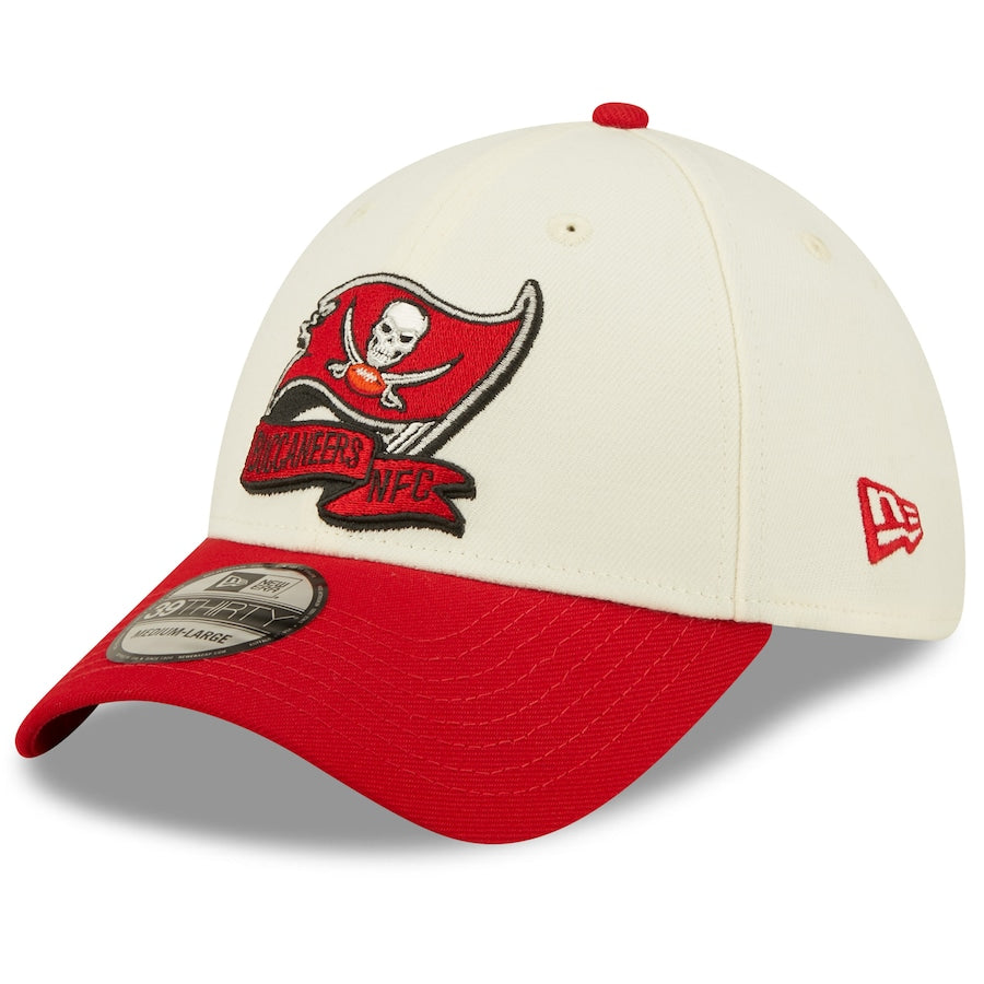 NFL Hat 3930 Sideline 2022 Cream Buccaneers