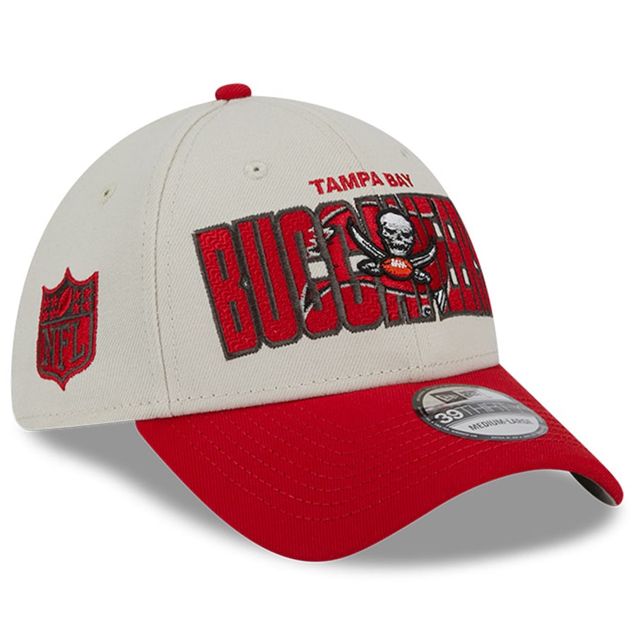 NFL Hat 3930 Draft 2023 Beige Buccaneers