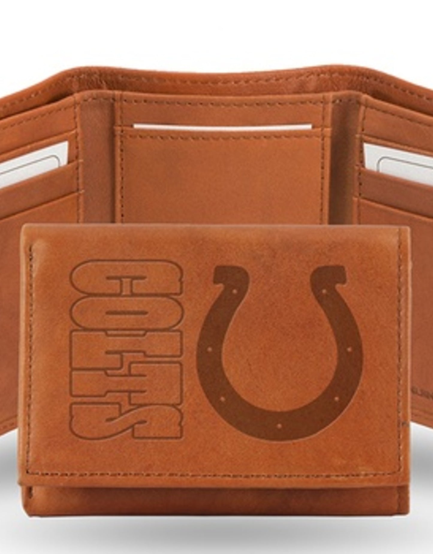 NFL Wallet Leather Tri-Fold Colts (Brown)