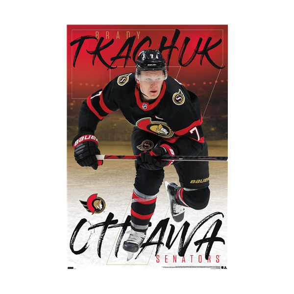 NHL Player Wall Poster Brady Tkachuk Senators