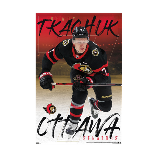 NHL Player Wall Poster Brady Tkachuk Senators