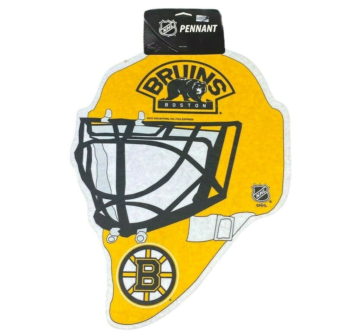 NHL Pennant Goalie Mask Bruins