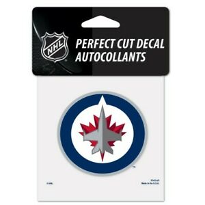 NHL Perfect Cut Decal 4x4 Jets