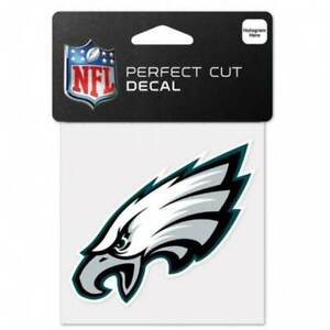 NFL Perfect Cut Decal 4x4 Eagles