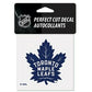 NHL Perfect Cut Decal 4x4 Maple Leafs