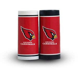 NFL Salt & Pepper Shaker Set Filled Cardinals